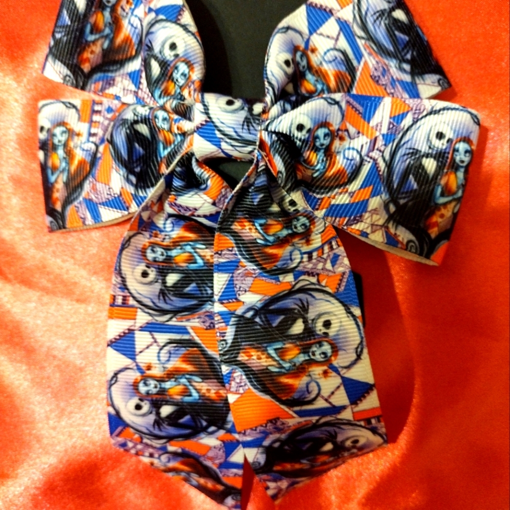 The nightmare before Christmas hair bow